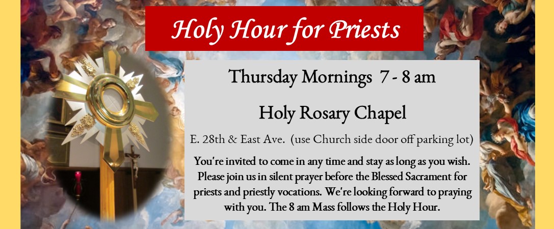 Thursday Holy Hour
